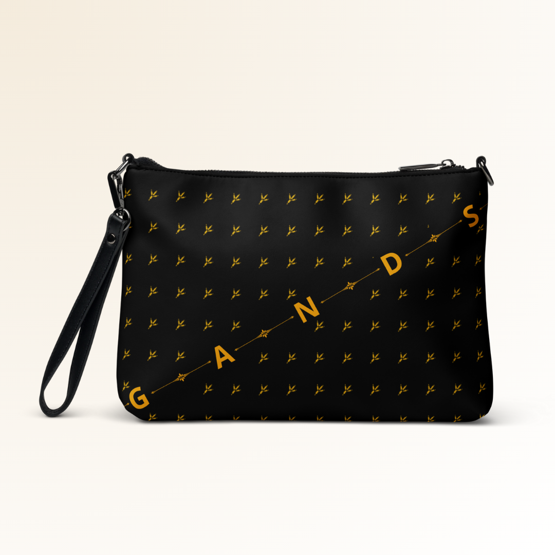 GANDS CLUTCH BAG (THE SLEEK) SOLID BLACK EDITION