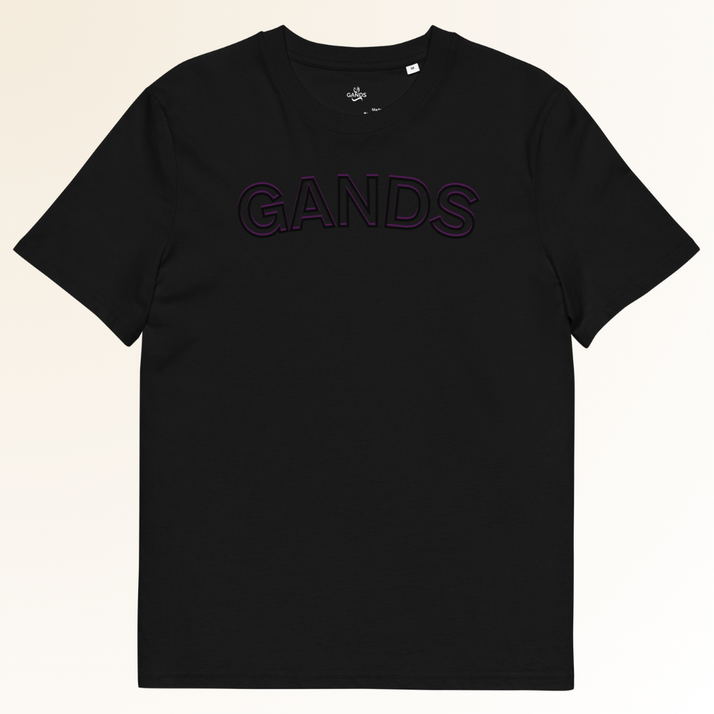 GANDS IDENTITY TEE | VIOLET BLACK