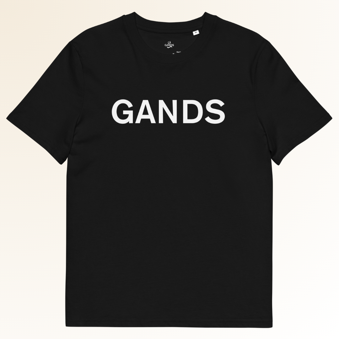 GANDS IDENTITY TEE | WHITE BLACK