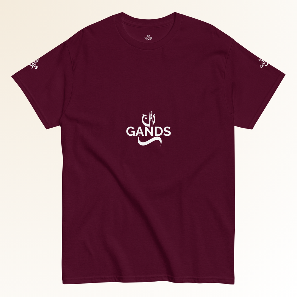GANDS ORIGIN TEE | MAROON