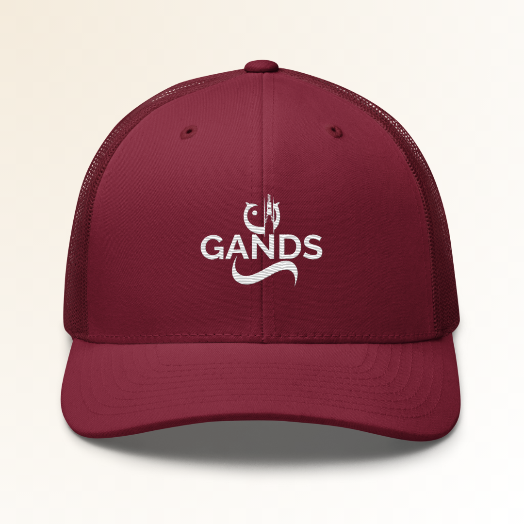GANDS ORIGIN TRUCKER CAP | CRANBERRY