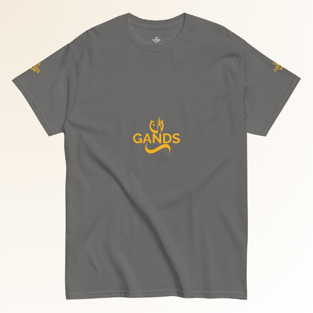 GANDS ORIGIN TEE | CHARCOAL