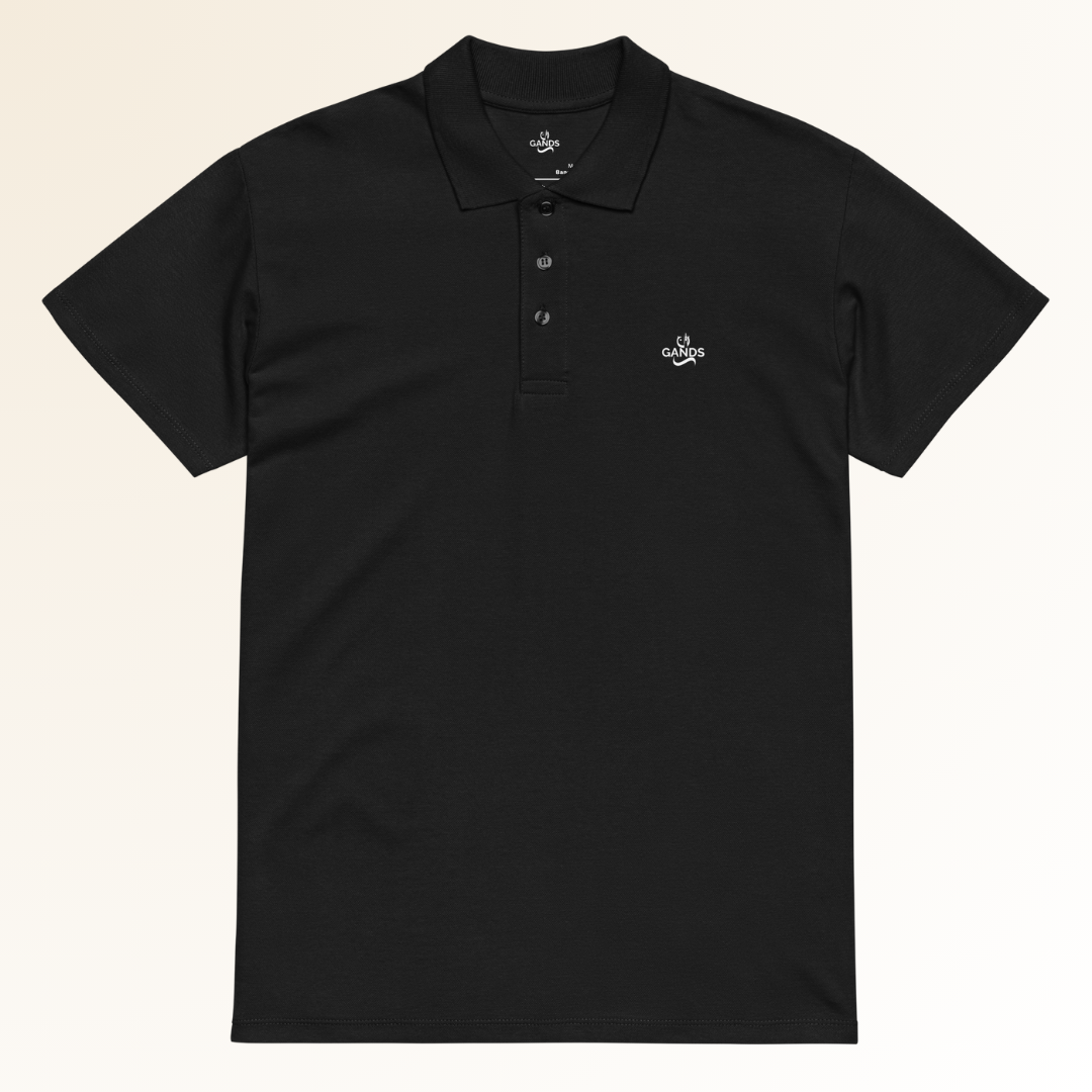 GANDS ORIGIN POLO | BLACK