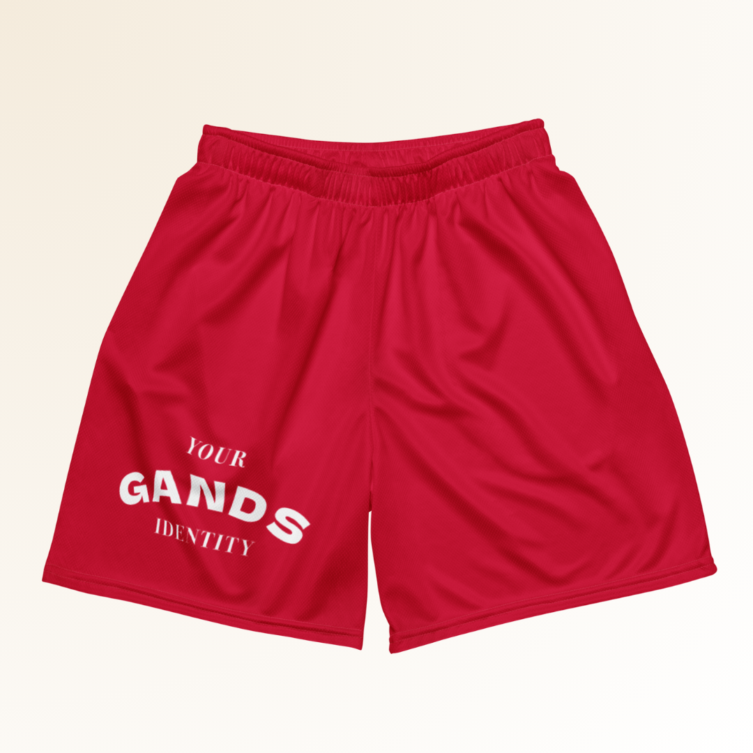 GANDS IDENTITY SHORTS | CRIMSON