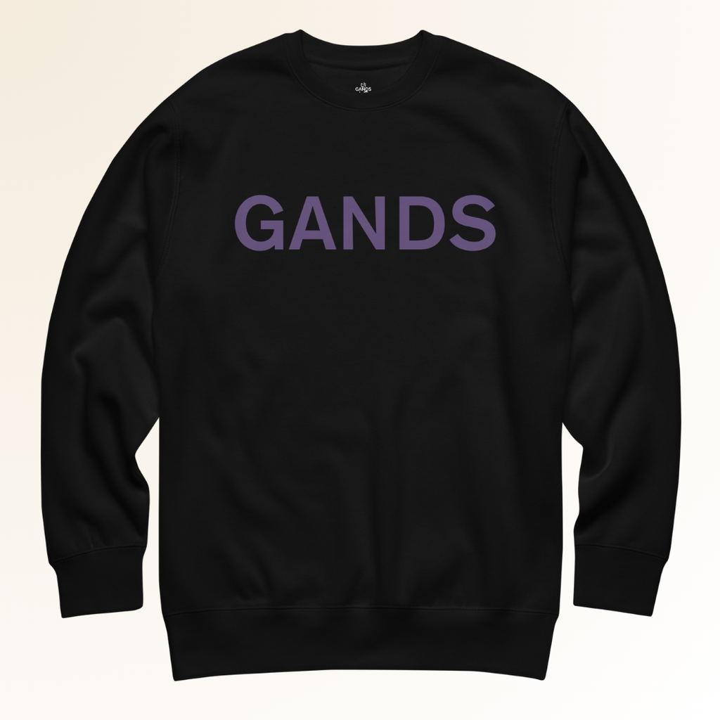 GANDS IDENTITY SWEATSHIRT | PURPLE BLACK