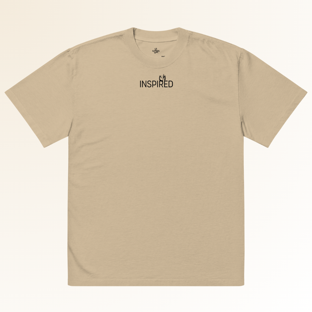 INSPIRED OVERSIZED TEE | FADED KHAKI