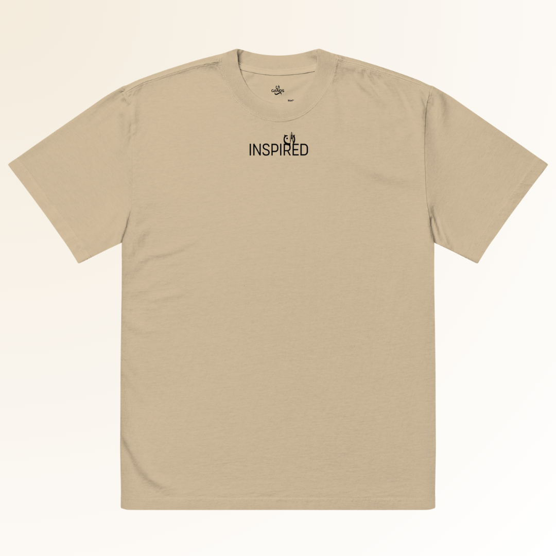 INSPIRED OVERSIZED TEE | FADED KHAKI