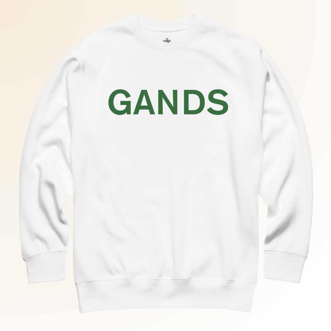 GANDS IDENTITY SWEATSHIRT | WHITE
