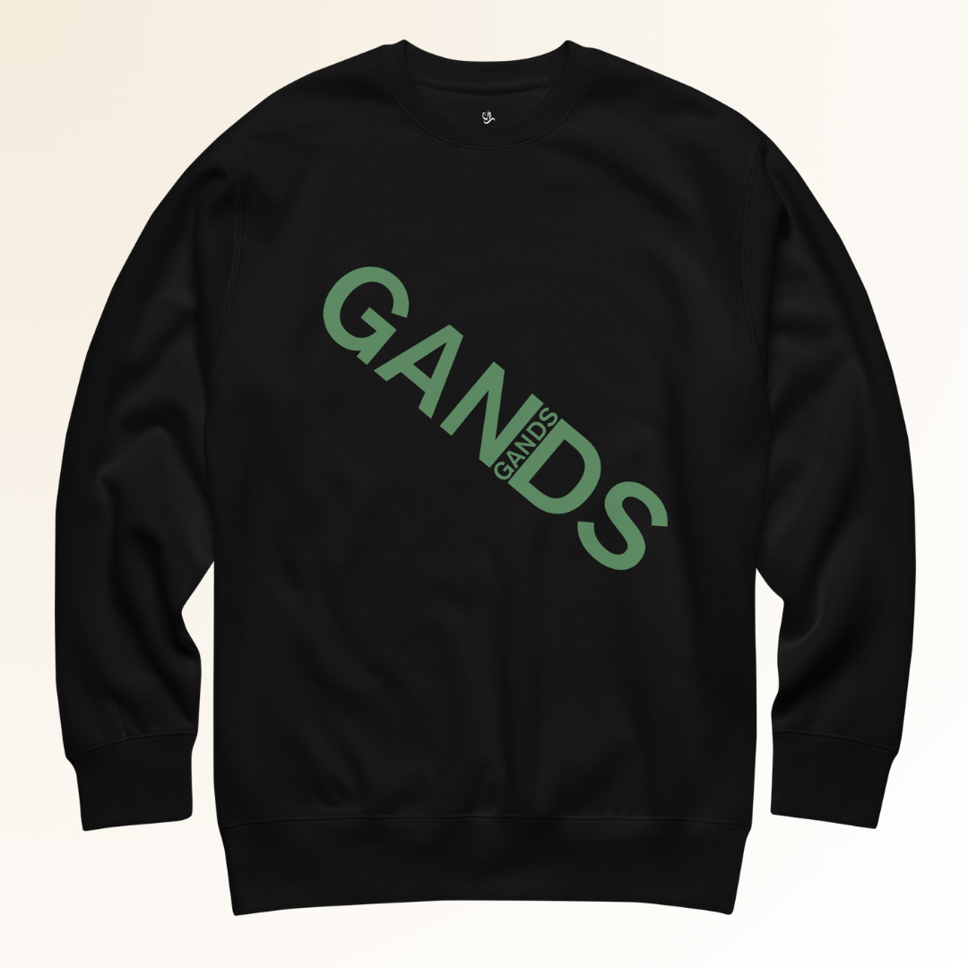GANDS IDENTITY SWEATSHIRT | GREEN BLACK
