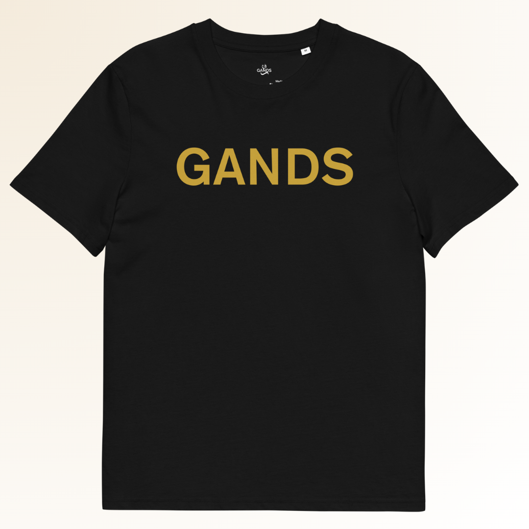 GANDS IDENTITY TEE | GOLD BLACK