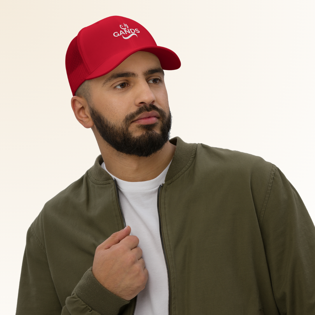 GANDS ORIGIN TRUCKER CAP | RED
