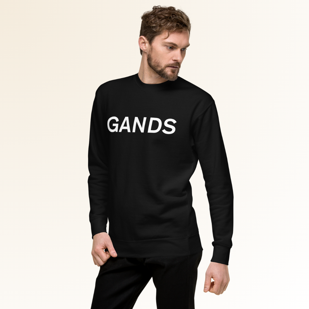 GANDS IDENTITY SWEATSHIRT | BLACK