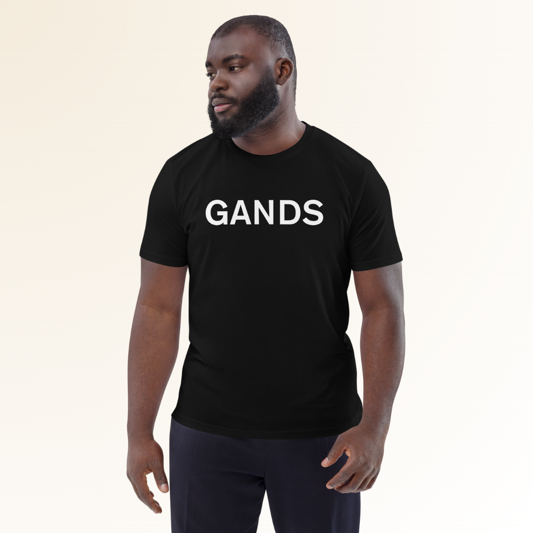 GANDS IDENTITY TEE | WHITE BLACK