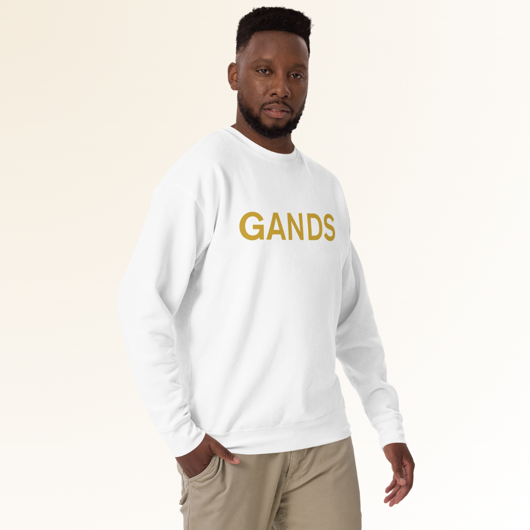 GANDS IDENTITY SWEATSHIRT | GOLD WHITE