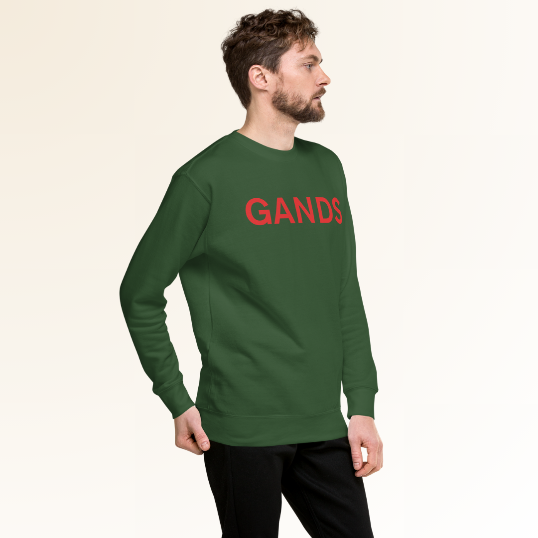 GANDS IDENTITY SWEATSHIRT | RED FOREST GREEN