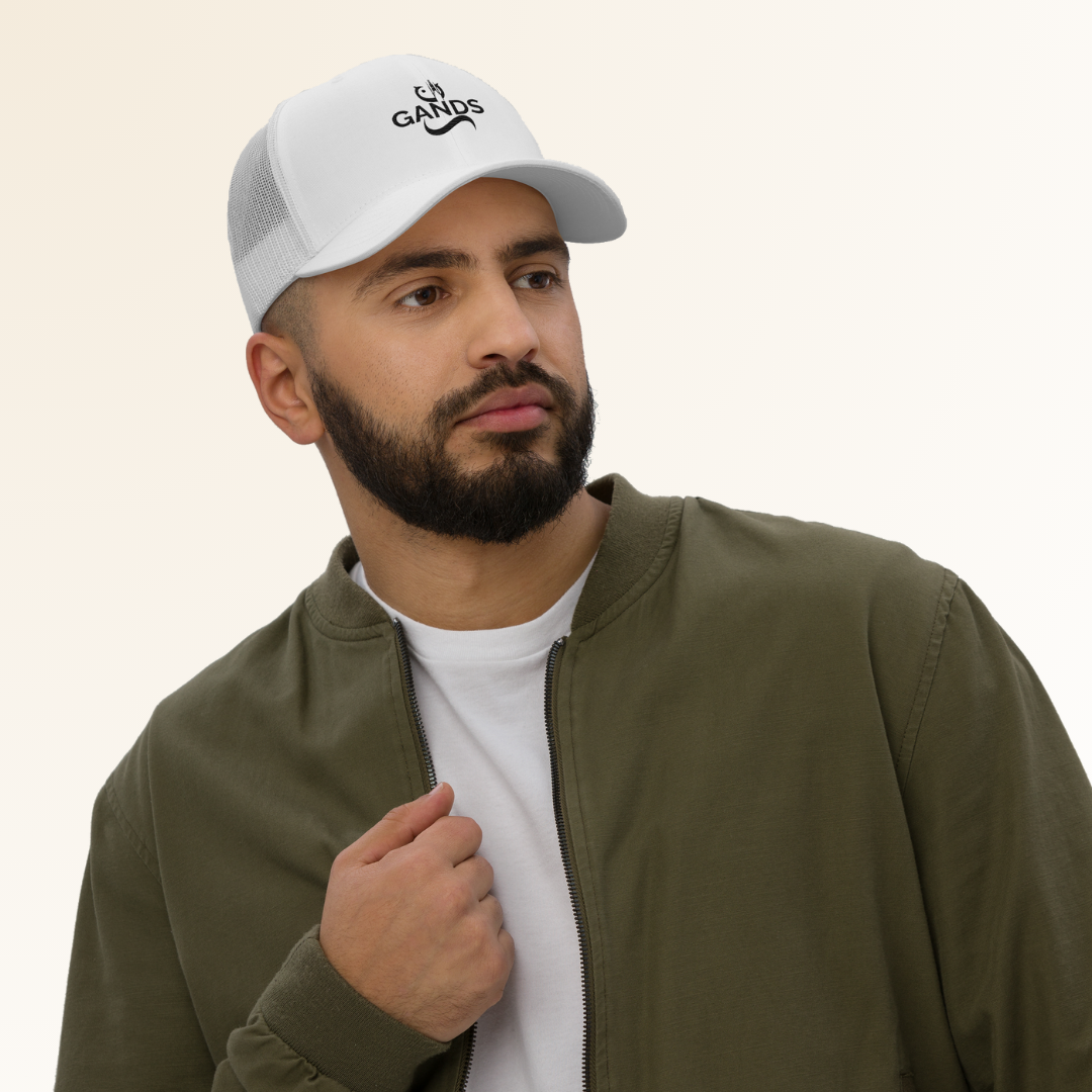 GANDS ORIGIN TRUCKER CAP | WHITE