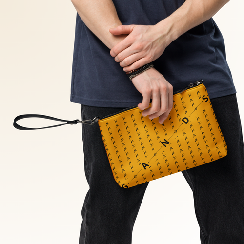 GANDS CLUTCH BAG (THE SLEEK) SAND EDITION