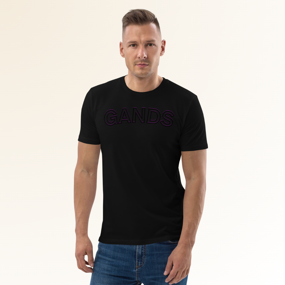 GANDS IDENTITY TEE | VIOLET BLACK