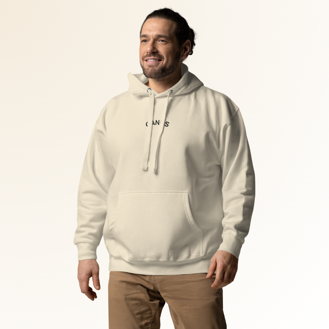 GANDS IDENTITY HOODIE EMB | BONE