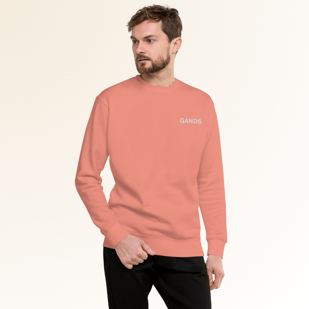 GANDS IDENTITY SWEATSHIRT EMB | DUSTY ROSE