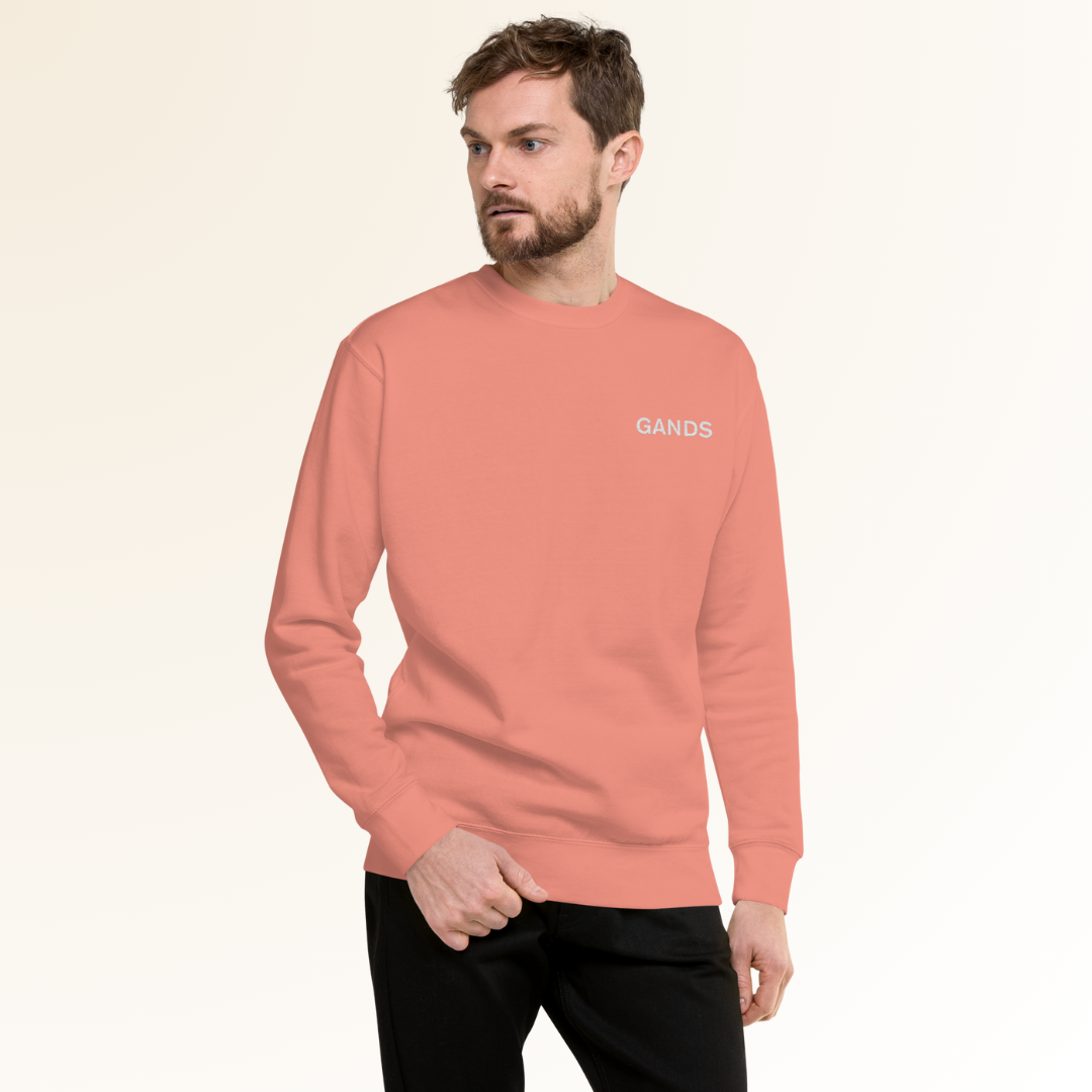 GANDS IDENTITY SWEATSHIRT EMB | DUSTY ROSE