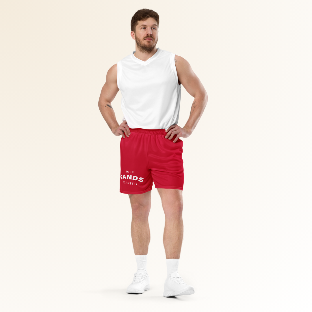GANDS IDENTITY SHORTS | CRIMSON