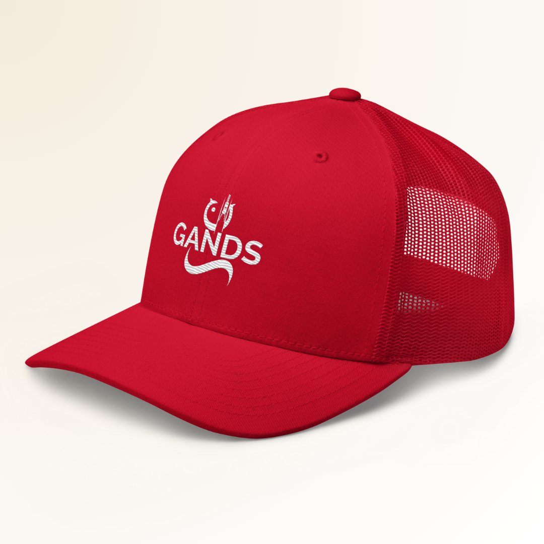 GANDS ORIGIN TRUCKER CAP | RED