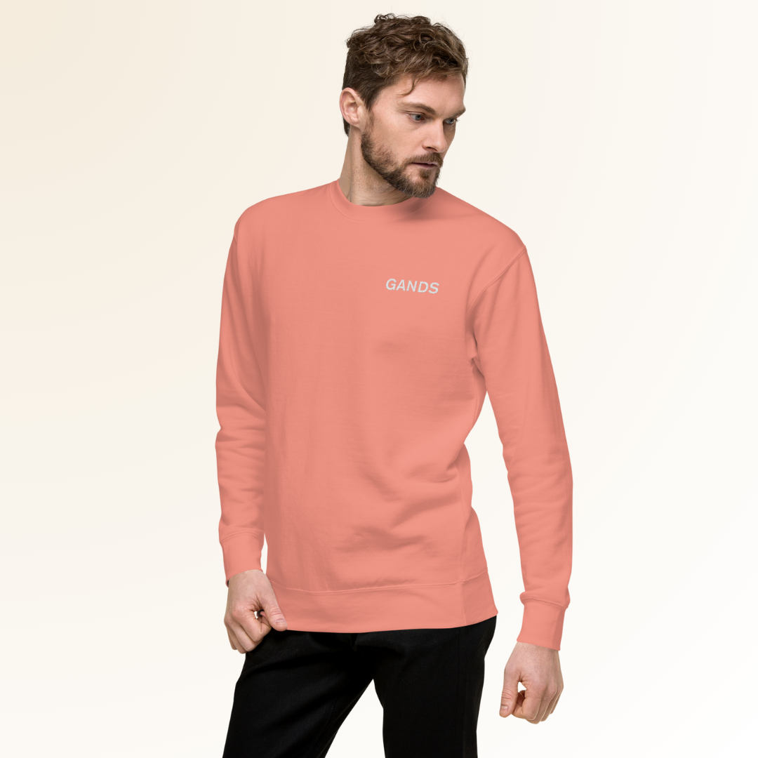 GANDS IDENTITY SWEATSHIRT EMB | DUSTY ROSE