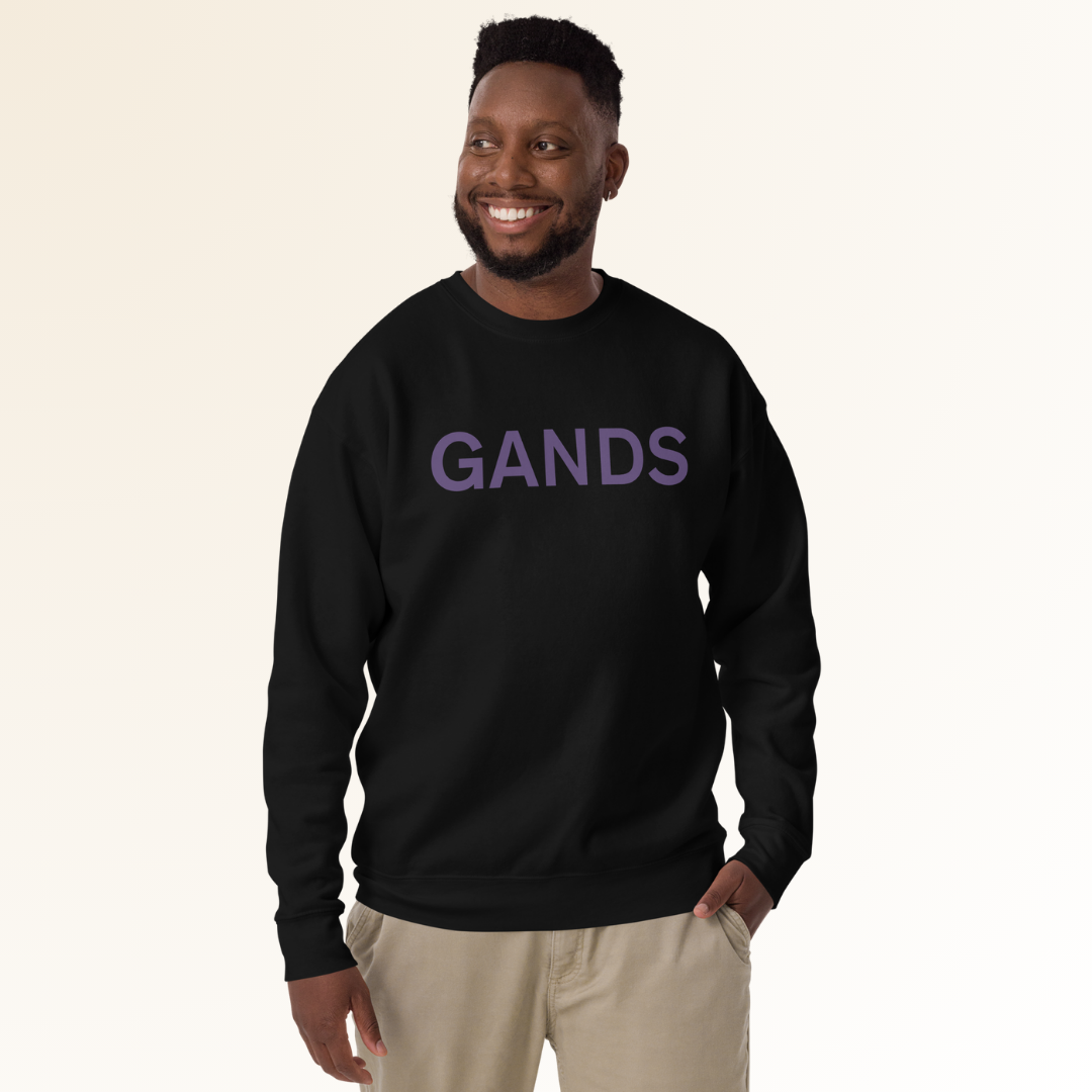 GANDS IDENTITY SWEATSHIRT | PURPLE BLACK