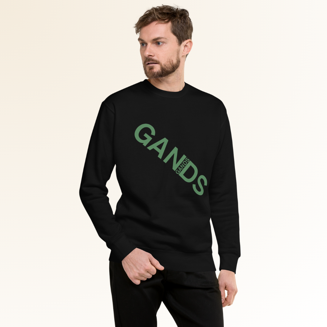 GANDS IDENTITY SWEATSHIRT | GREEN BLACK