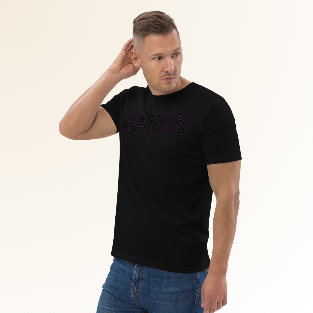 GANDS IDENTITY TEE | VIOLET BLACK