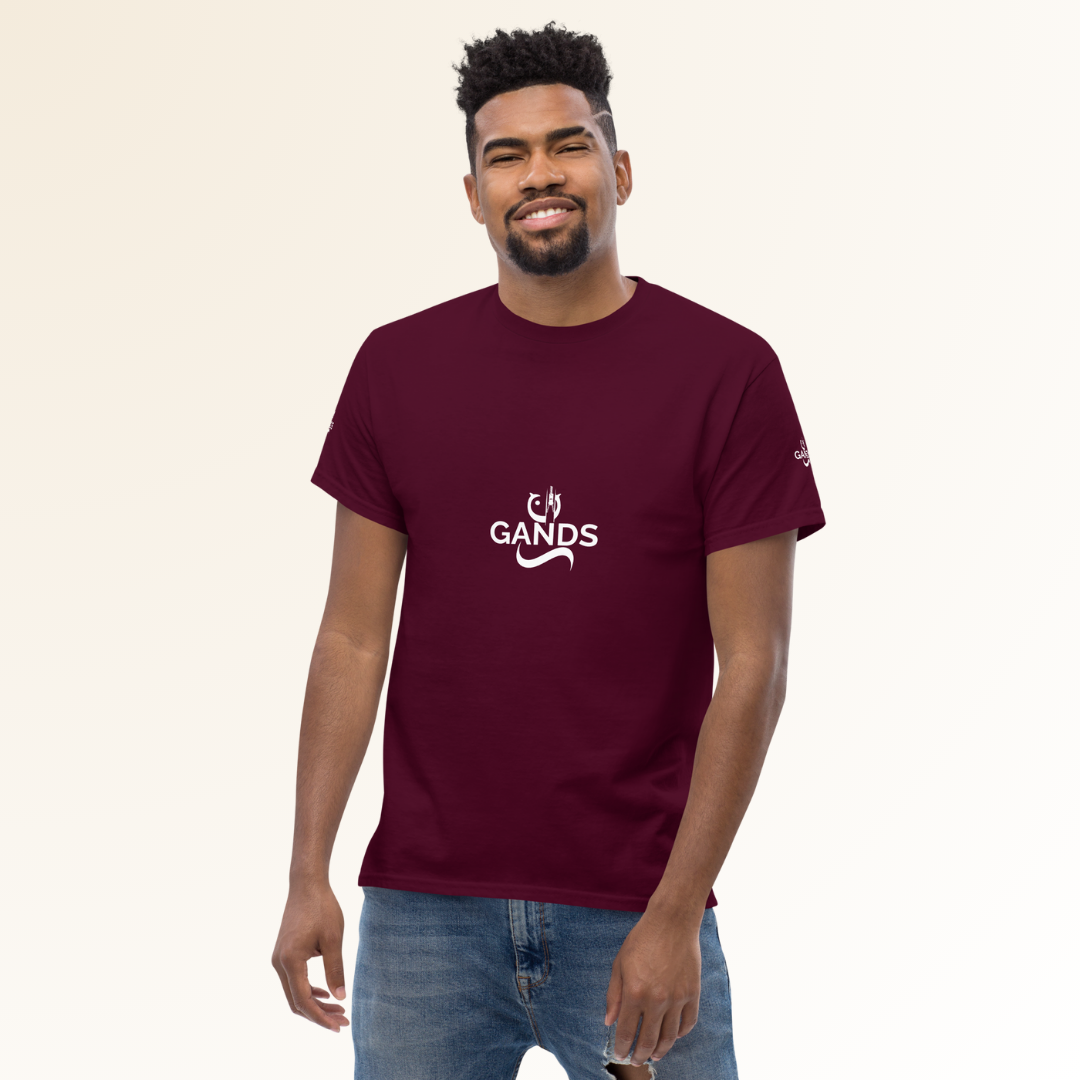 GANDS ORIGIN TEE | MAROON