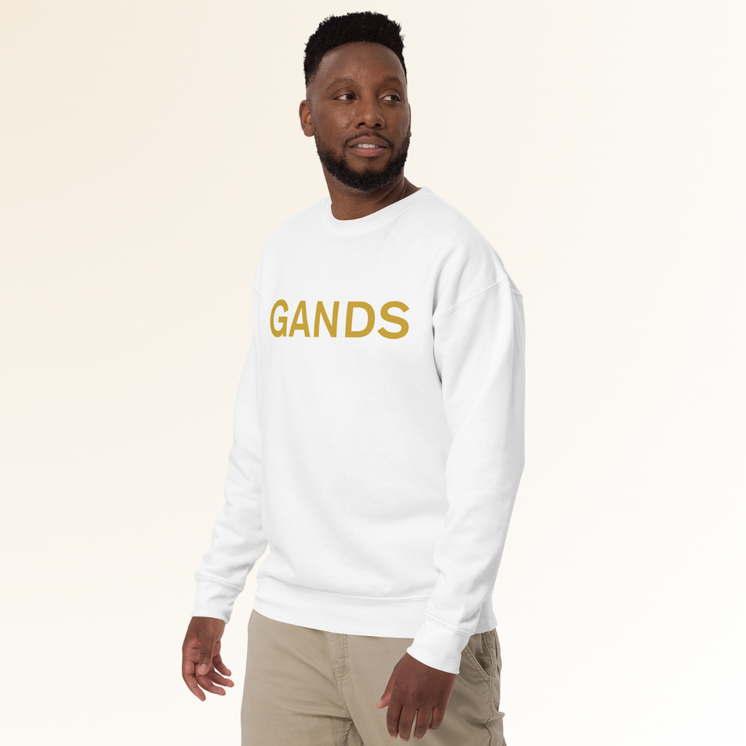 GANDS IDENTITY SWEATSHIRT | GOLD WHITE