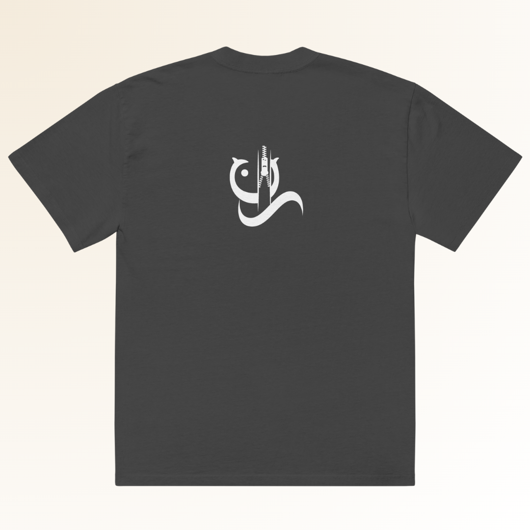 INSPIRED OVERSIZED TEE | FADED BLACK
