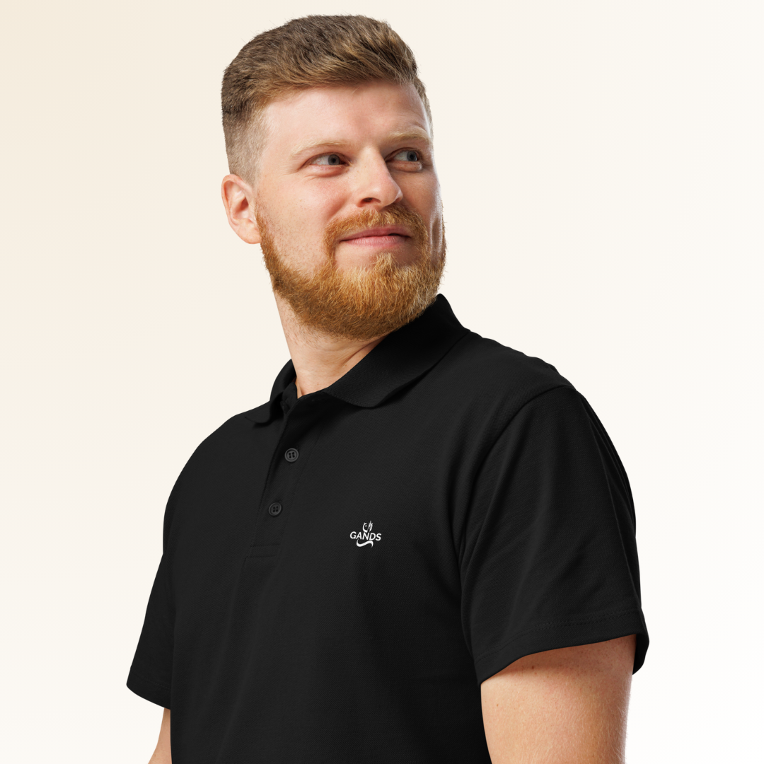 GANDS ORIGIN POLO | BLACK
