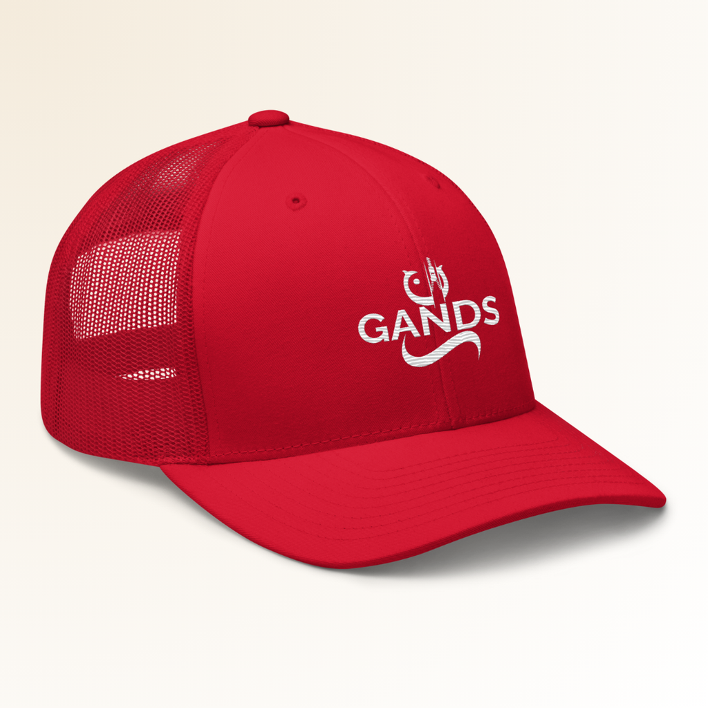 GANDS ORIGIN TRUCKER CAP | RED