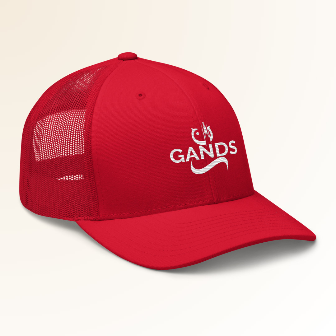 GANDS ORIGIN TRUCKER CAP | RED