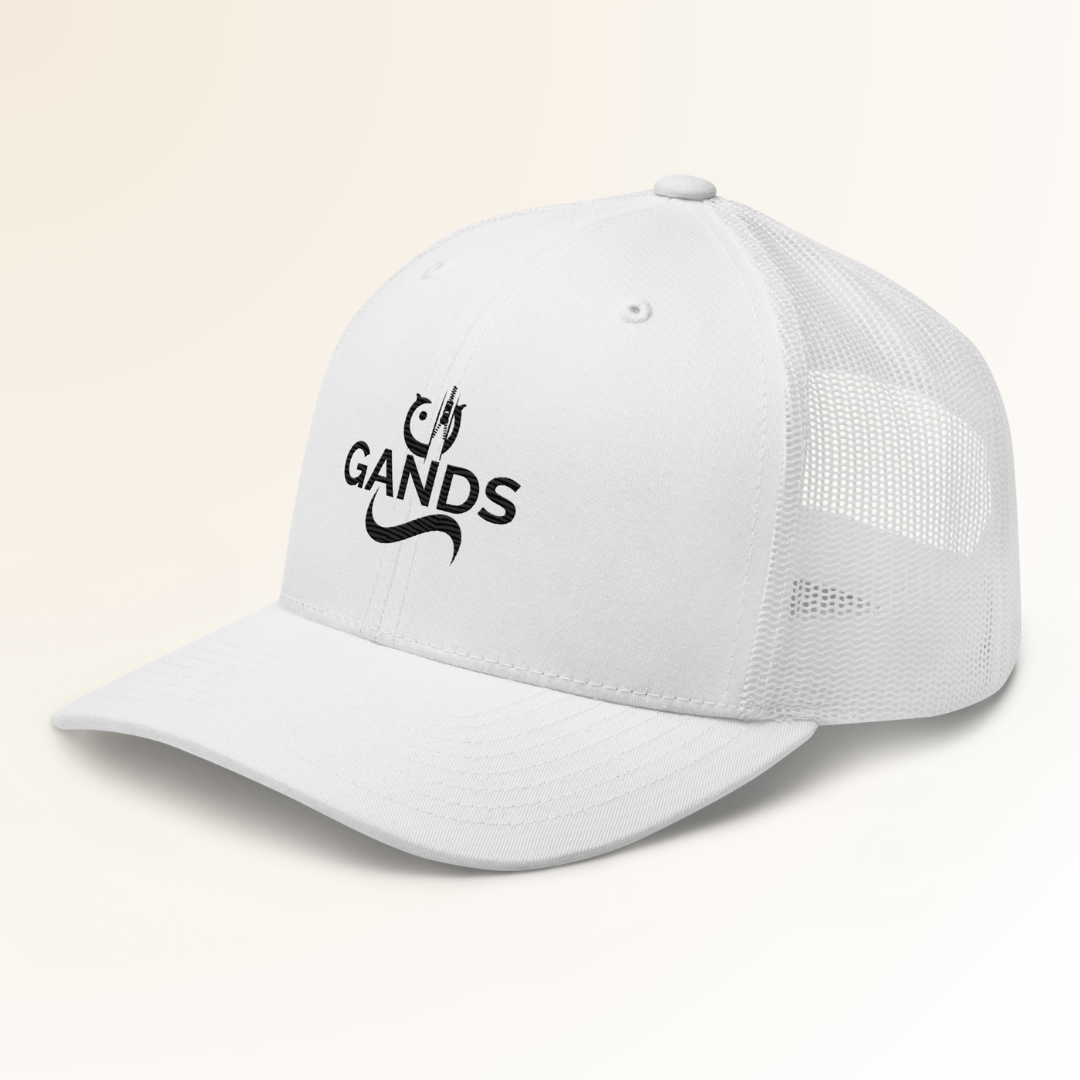 GANDS ORIGIN TRUCKER CAP | WHITE
