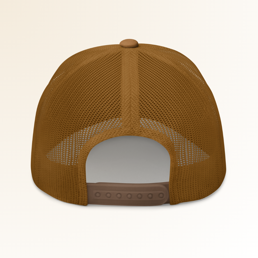 GANDS ORIGIN TRUCKER CAP | CARAMEL