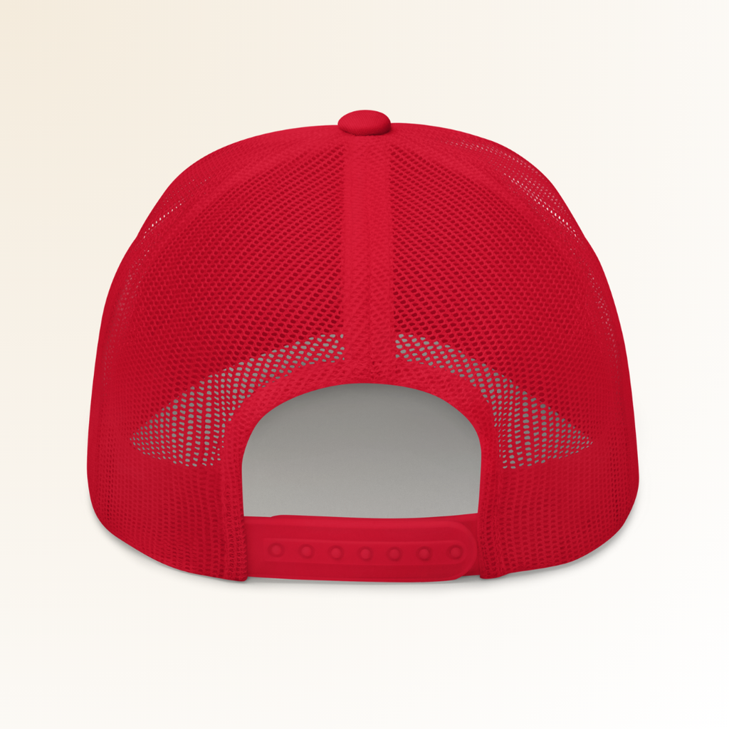 GANDS ORIGIN TRUCKER CAP | RED