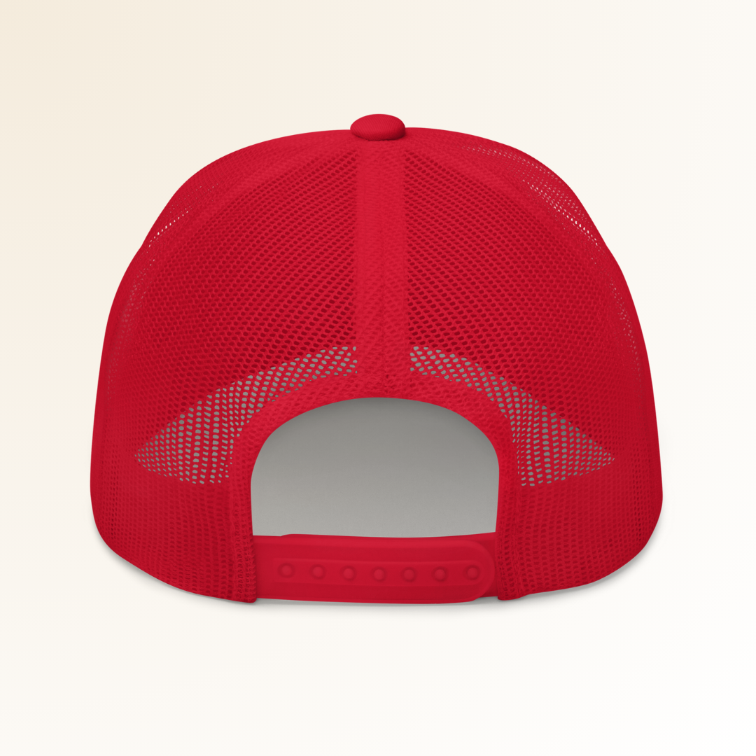 GANDS ORIGIN TRUCKER CAP | RED