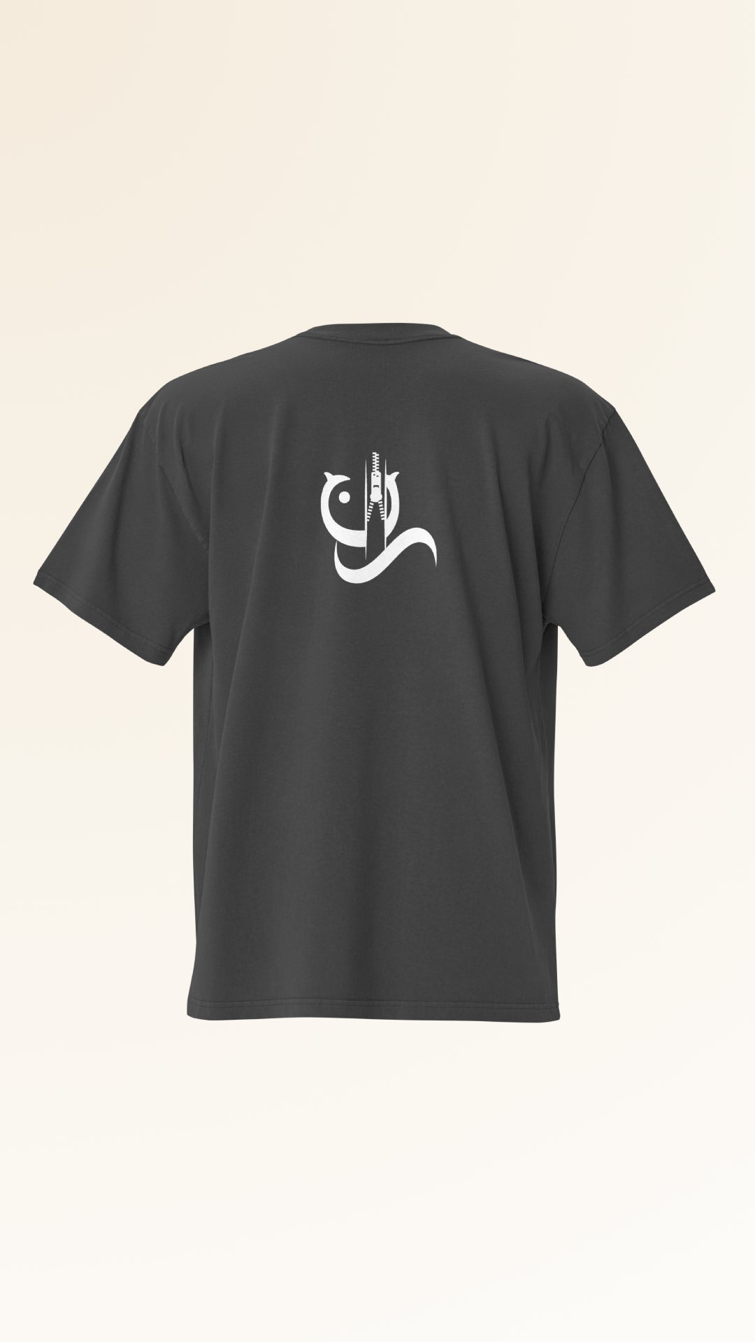 INSPIRED OVERSIZED TEE | FADED BLACK