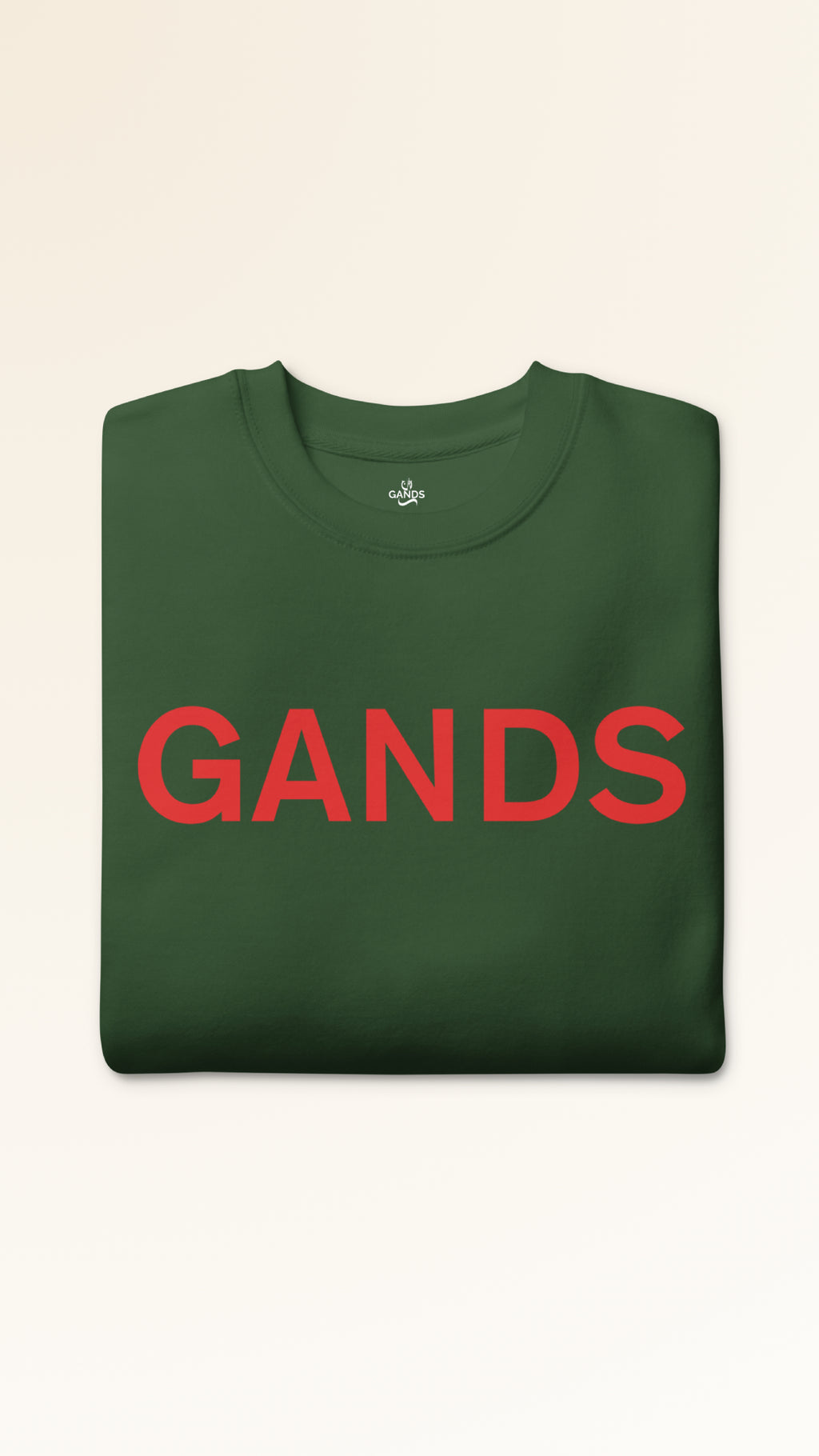 GANDS IDENTITY SWEATSHIRT | RED FOREST GREEN