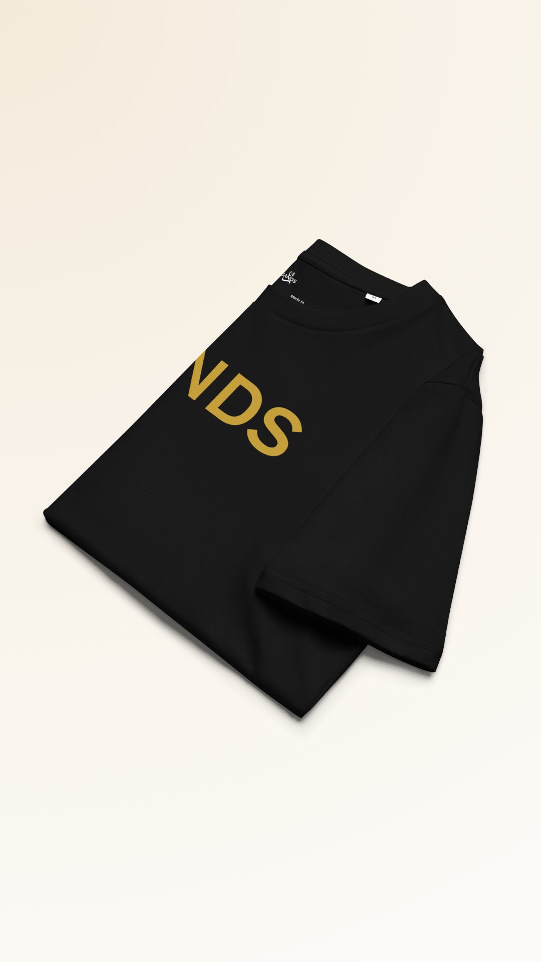 IDENTITY TEE | GOLD BLACK