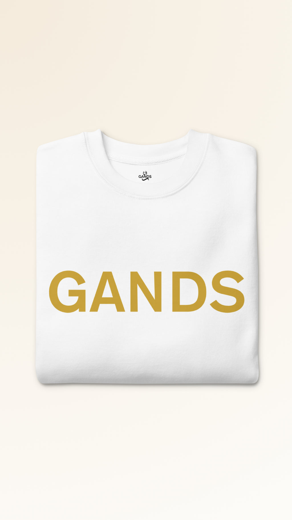 IDENTITY SWEATSHIRT | GOLD WHITE