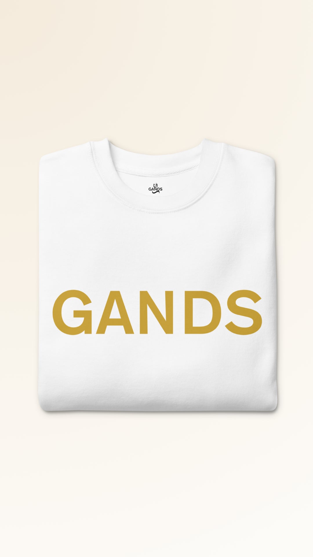 IDENTITY SWEATSHIRT | GOLD WHITE
