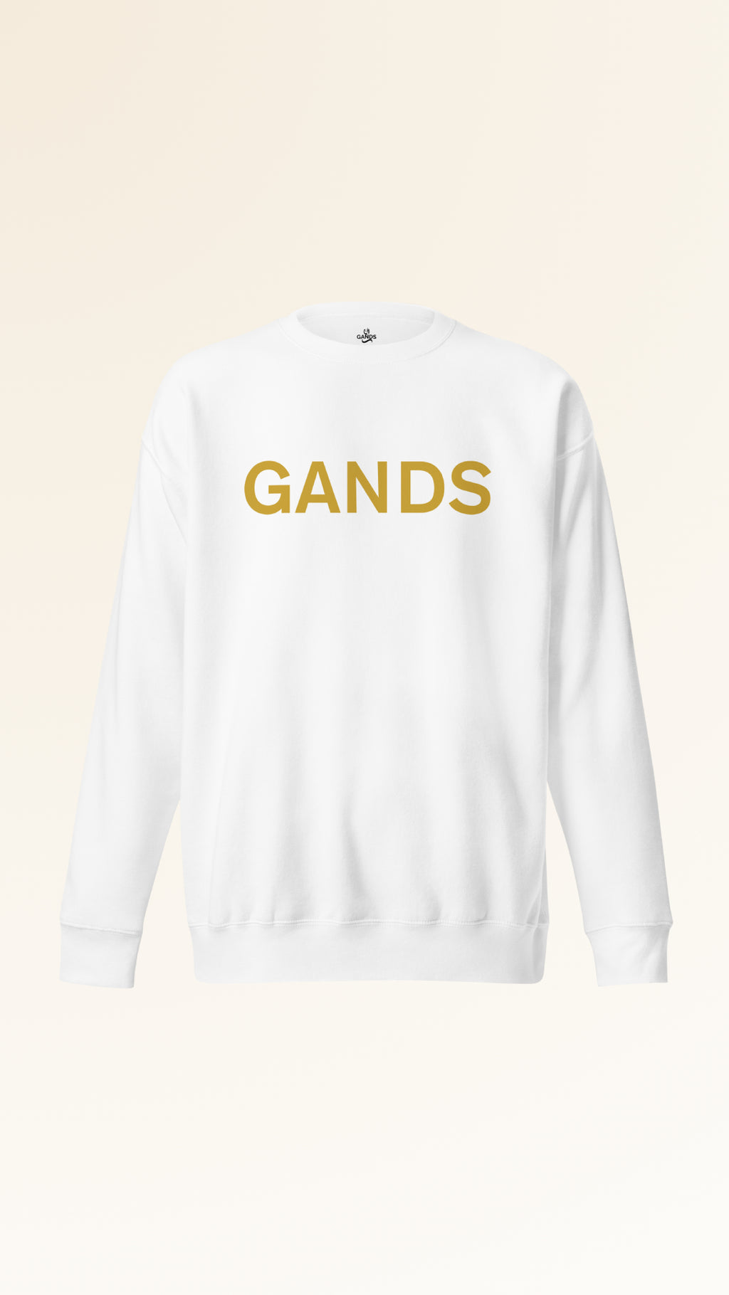 IDENTITY SWEATSHIRT | GOLD WHITE