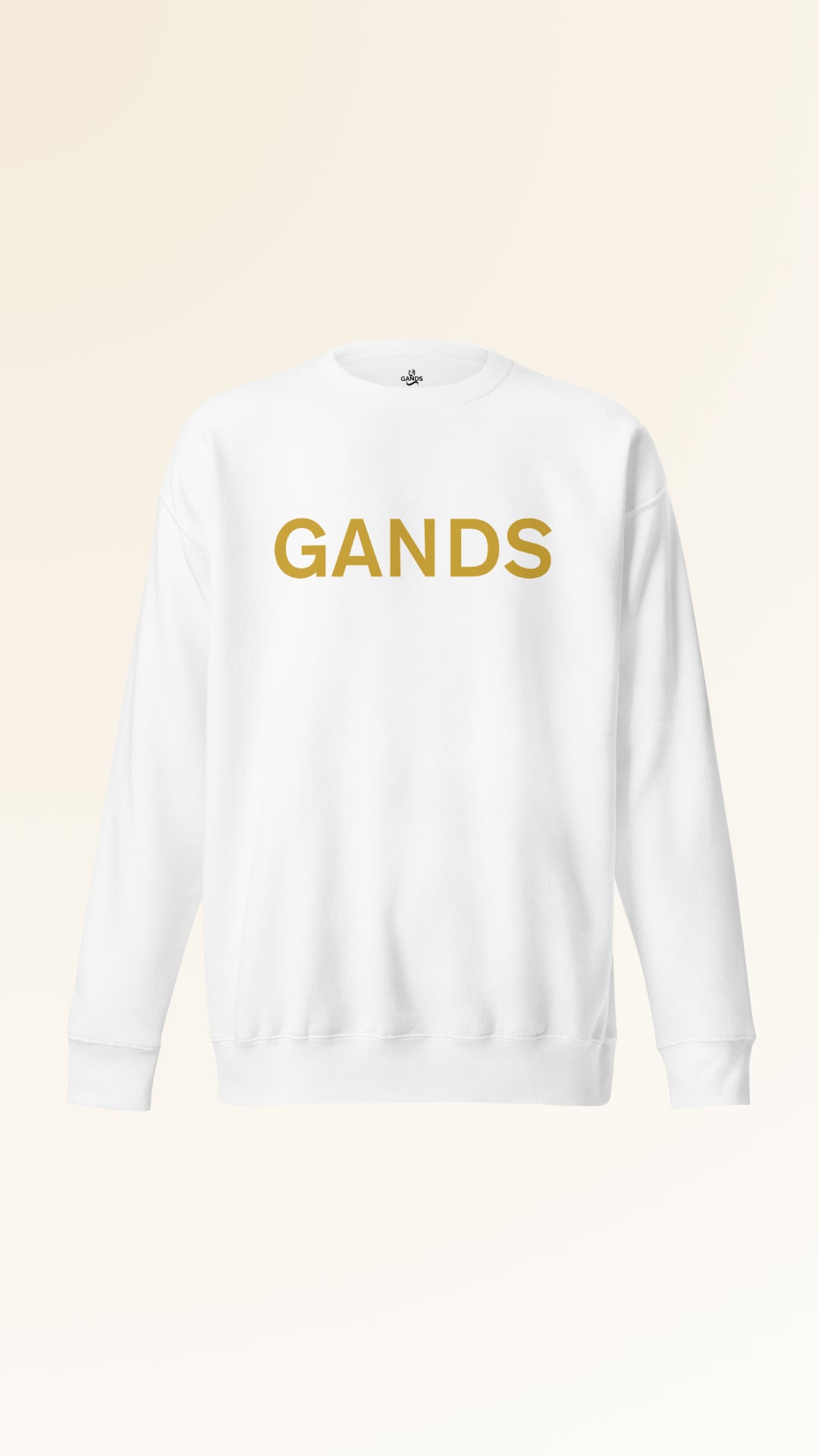 IDENTITY SWEATSHIRT | GOLD WHITE