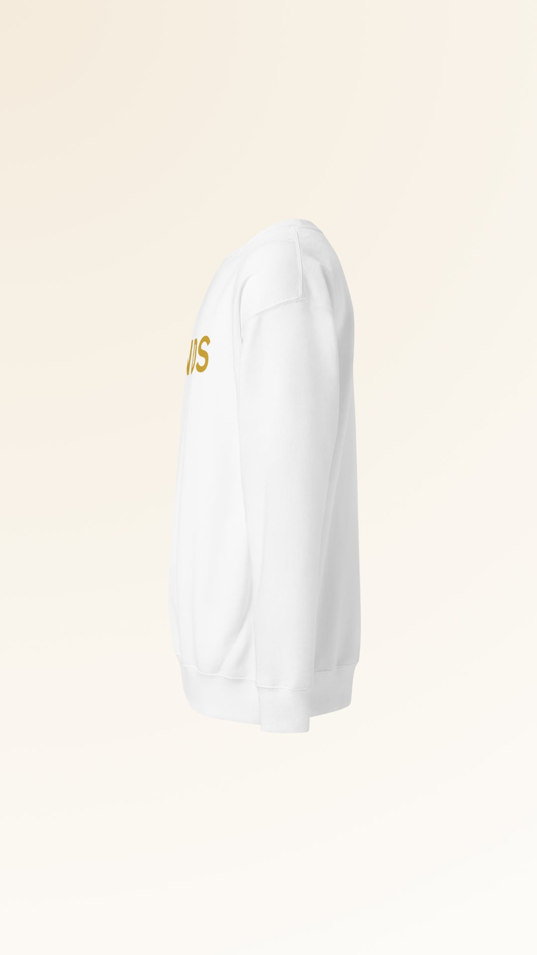 IDENTITY SWEATSHIRT | GOLD WHITE