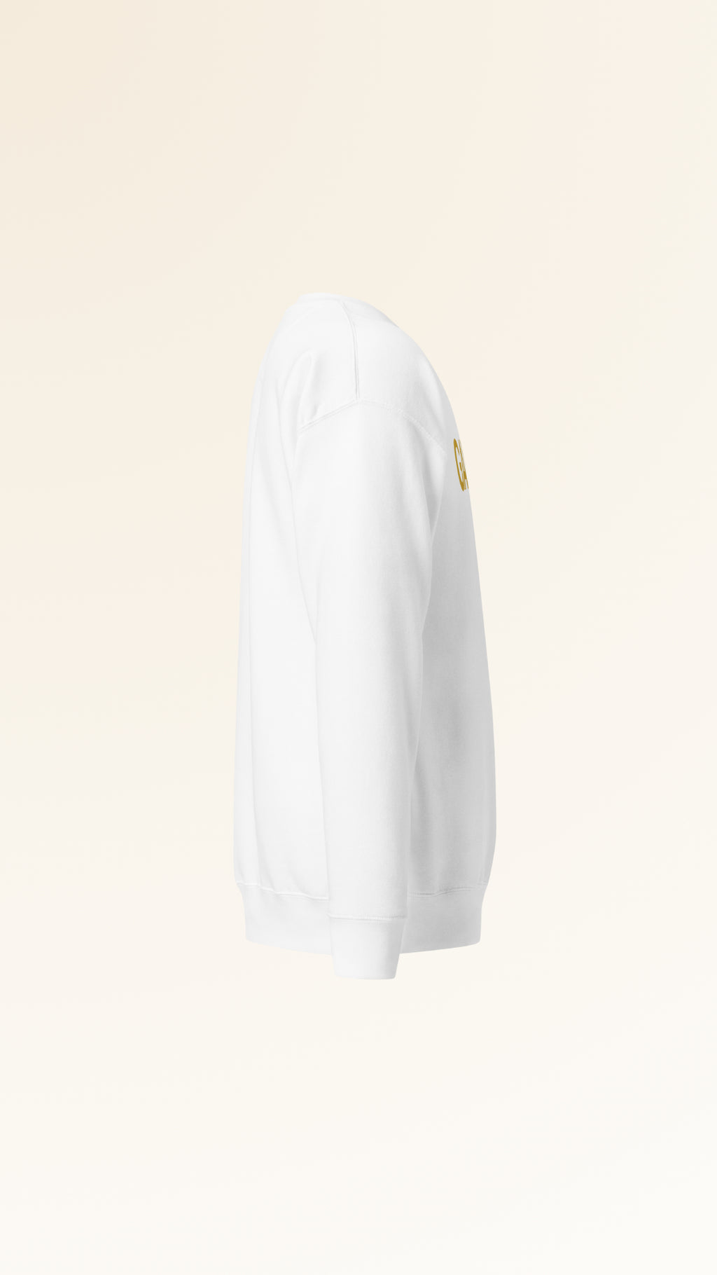 IDENTITY SWEATSHIRT | GOLD WHITE